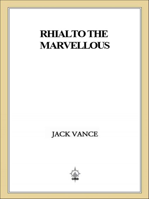 Title details for Rhialto the Marvellous by Jack Vance - Available